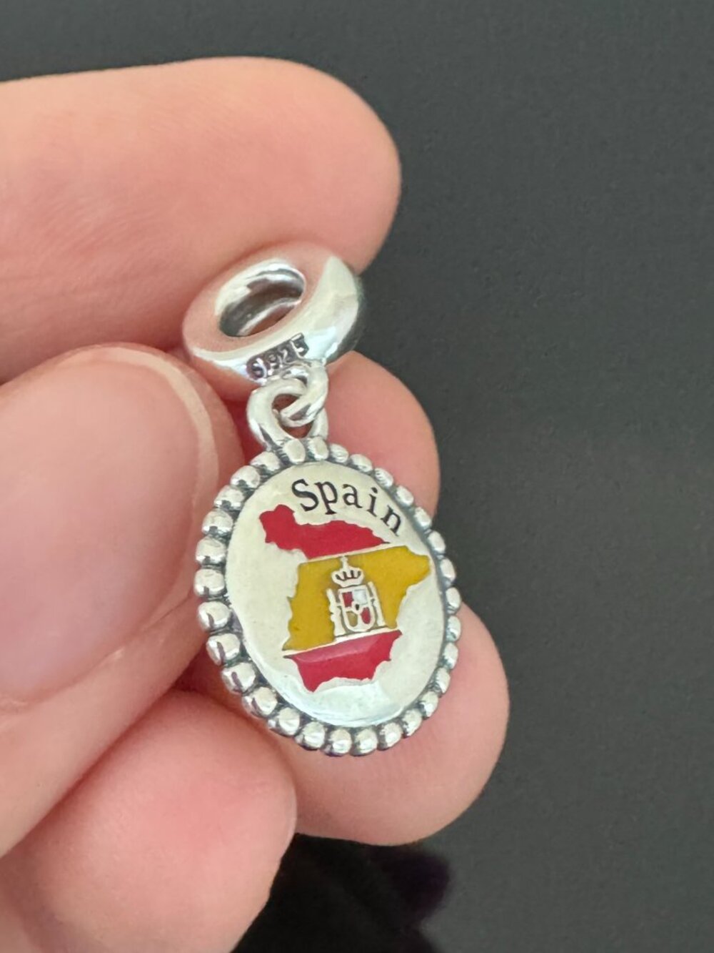 Pandora Spain Flag  Exclusive Charm